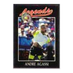 Andre Agassi Silver Foil Legends Card Memorabilia Netpro