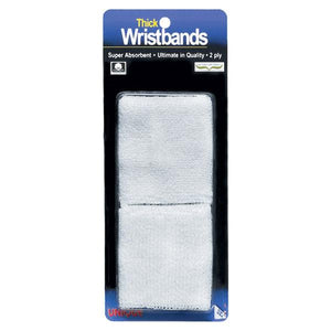 Thick Wristband White Accessories Tourna