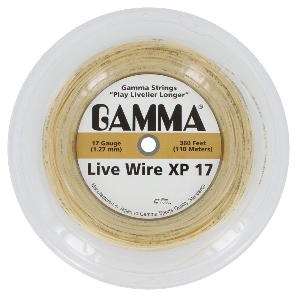 Live Wire XP 17G Tennis String Reel Natural Strings Gamma