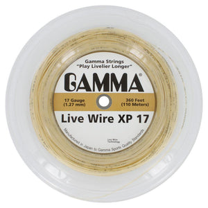 Live Wire XP 17G Tennis String Reel Natural Strings Gamma