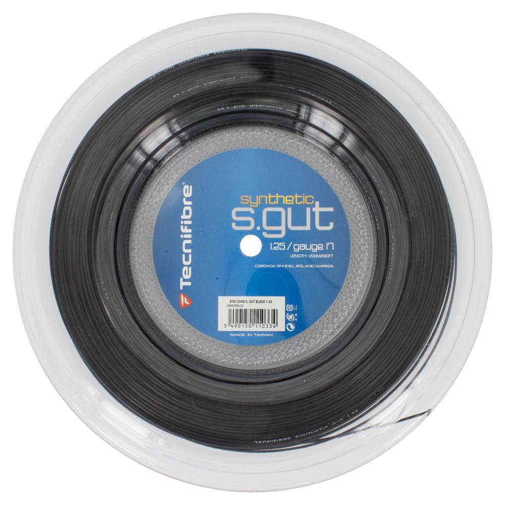Synthetic 17g Reel Black Strings Tecnifibre