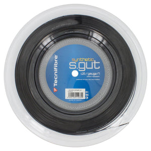 Synthetic 17g Reel Black Strings Tecnifibre