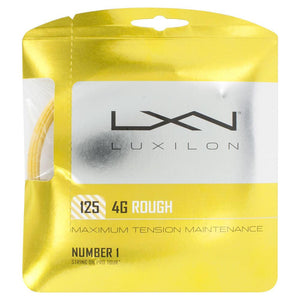 4G Rough 125 17G Tennis String Gold Strings Luxilon