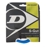 S-Gut 17G Tennis String Blue Strings Dunlop