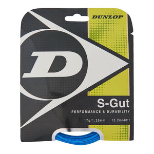 S-Gut 17G Tennis String Blue Strings Dunlop