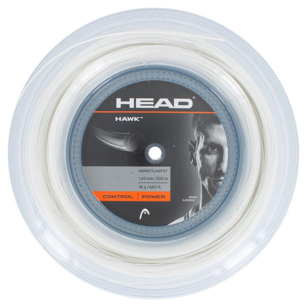 Hawk 18G Tennis String Reel White Strings Head