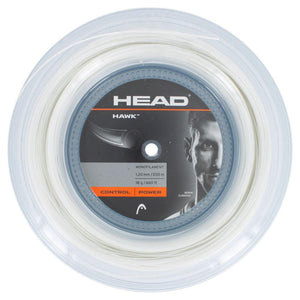 Hawk 18G Tennis String Reel White Strings Head