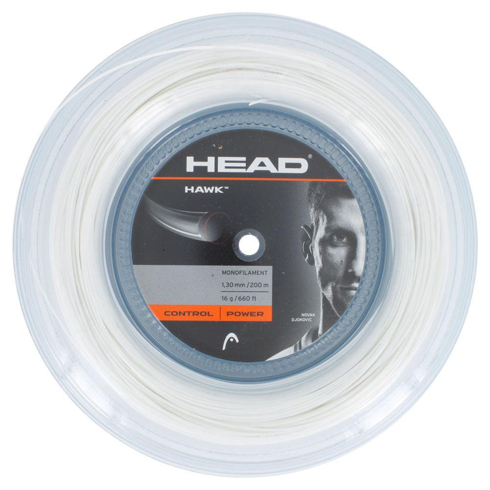 Hawk 16G Tennis String Reel White Strings Head