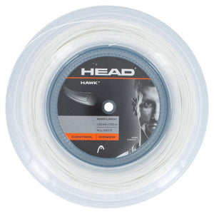 Hawk 16G Tennis String Reel White Strings Head
