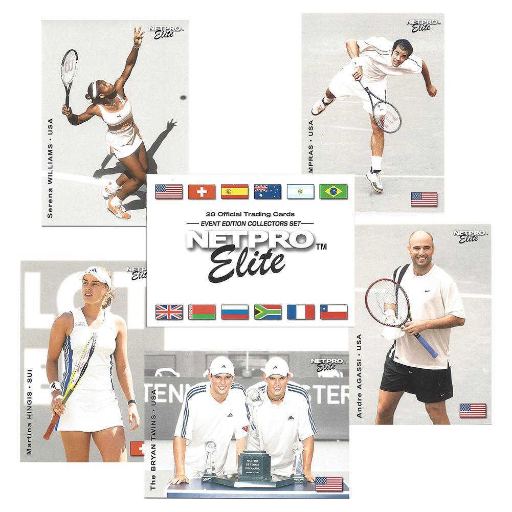 NETPRO Elite Event Edition Tennis Collector Card Set Memorabilia Netpro