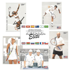 NETPRO Elite Event Edition Tennis Collector Card Set Memorabilia Netpro