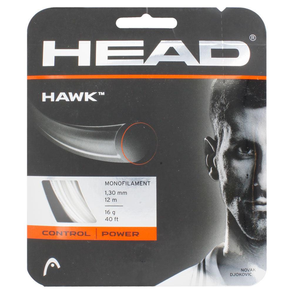 Hawk 16G Tennis String White Strings Head