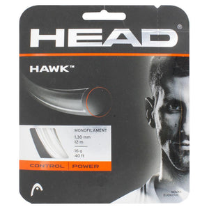 Hawk 16G Tennis String White Strings Head