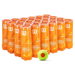 US Open Orange Tournament Tennis Ball Case Balls Wilson