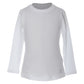 Girls` UV Colors Long Sleeve Tennis Top White Apparel Sofibella