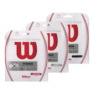 Synthetic Gut Power Tennis String Strings Wilson