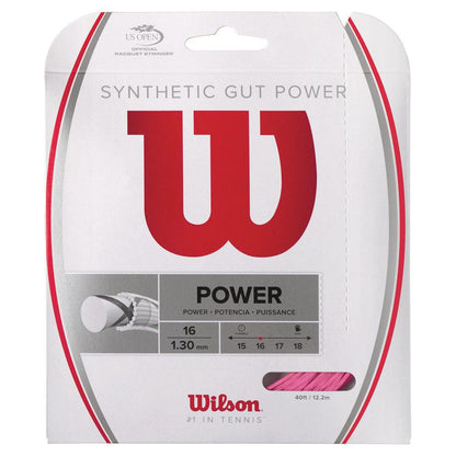 Synthetic Gut Power Tennis String Strings Wilson
