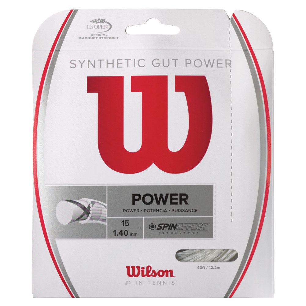 Synthetic Gut Power Tennis String Strings Wilson