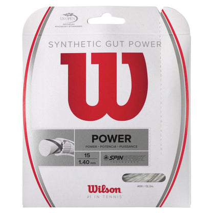 Synthetic Gut Power Tennis String Strings Wilson