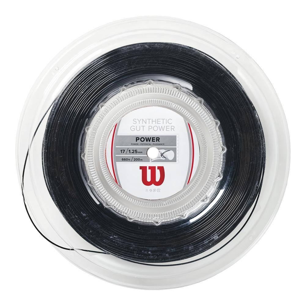Synthetic Gut Power Tennis String Reel Strings Wilson