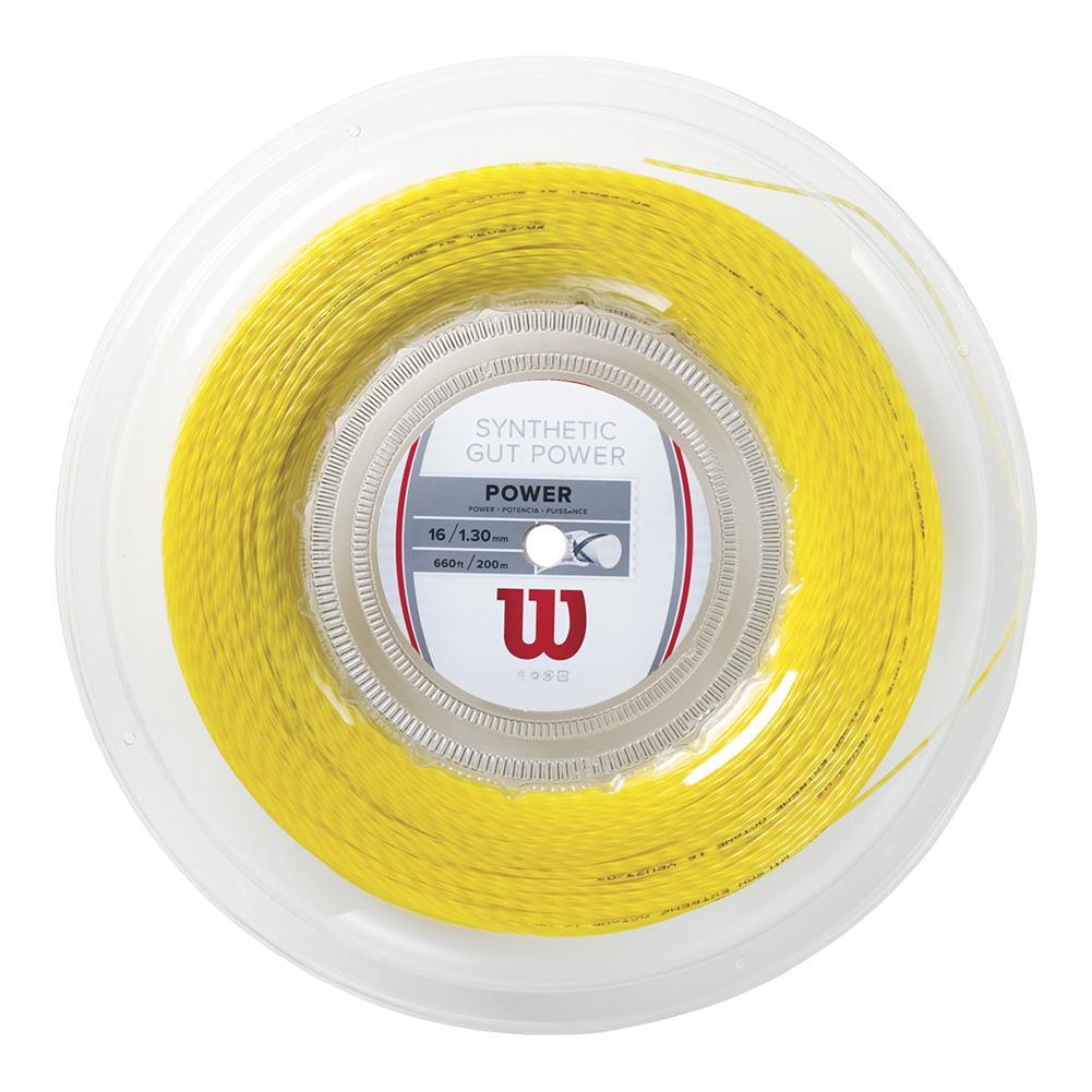 Synthetic Gut Power Tennis String Reel Strings Wilson