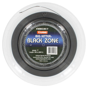 Big Hitter Black Zone 17G Tennis String Reel Strings Tourna