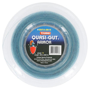 Quasi Gut Armor 16G Tennis String Reel Blue Strings Tourna