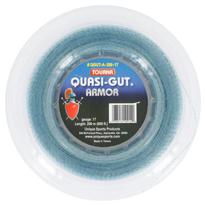 Quasi Gut Armor 17G Tennis String Reel Blue Strings Tourna