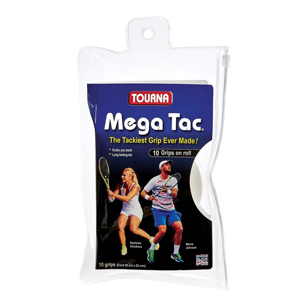 Mega Tac 10 Pack Tennis Overgrip Accessories Tourna