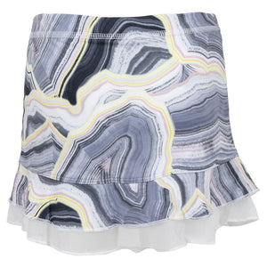 Girls' UV Colors Ruffle Tennis Skort Quartz Apparel Sofibella