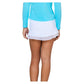 Girls` UV Colors Ruffle Tennis Skort White Apparel Sofibella