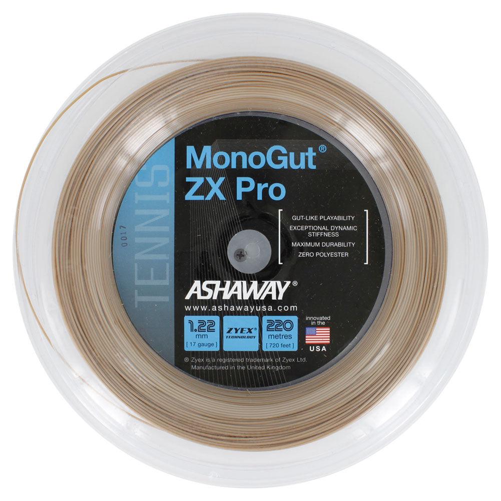 Monogut ZX Pro 17 720 Foot Tennis String Reel Strings Ashaway