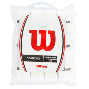 Pro Overgrip Tennis Grip 12 Pack White Accessories Wilson