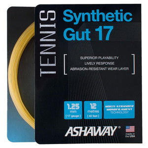 Synthetic Gut 17G Tennis String Gold Strings Ashaway
