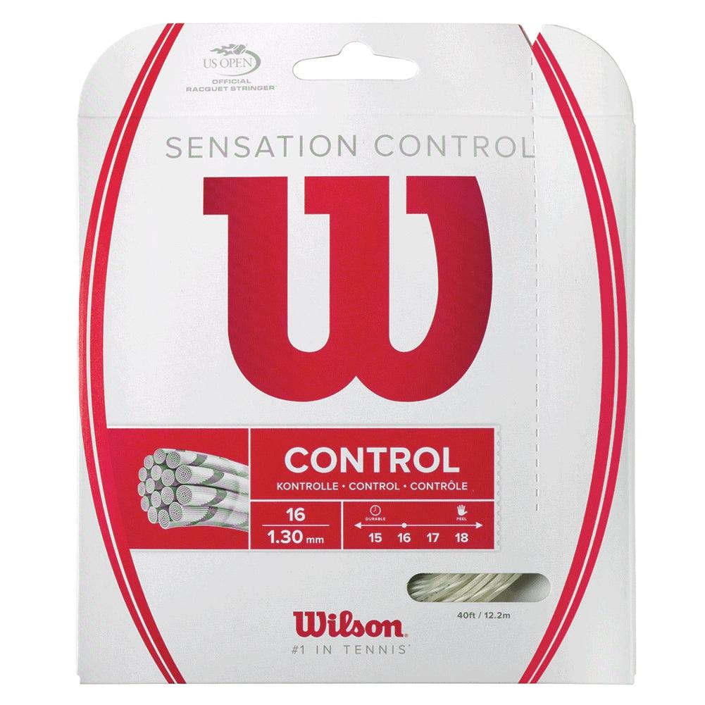 Sensation Control 16G Tennis String Natural Strings Wilson