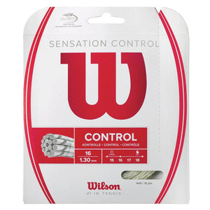 Sensation Control 16G Tennis String Natural Strings Wilson