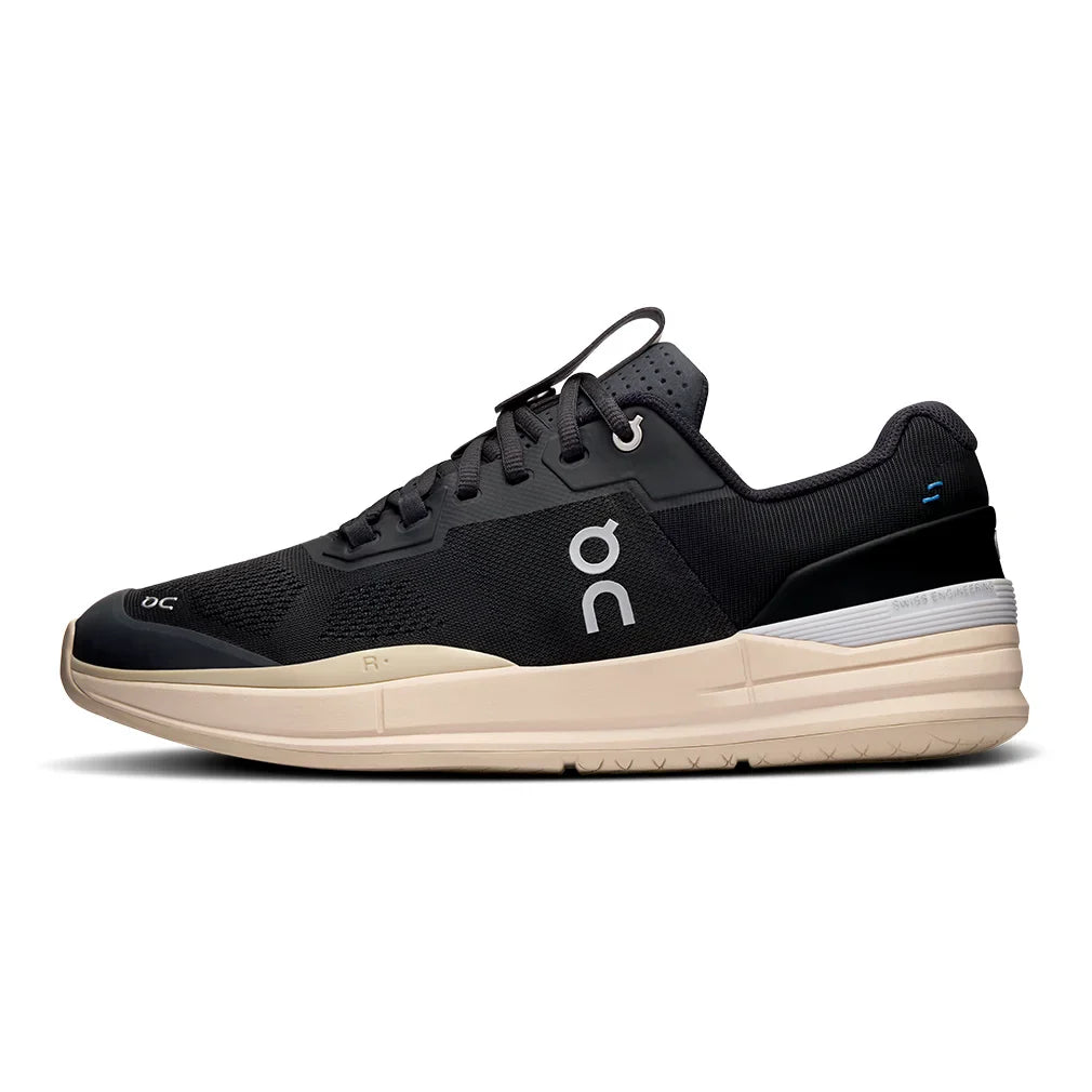 Men`s THE ROGER Pro Tennis Shoes Black and Sand Footwear On