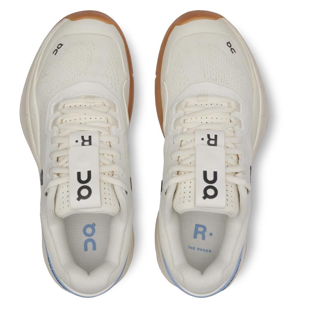 Men`s THE ROGER Pro Tennis Shoes Ivory and Chambray Footwear On