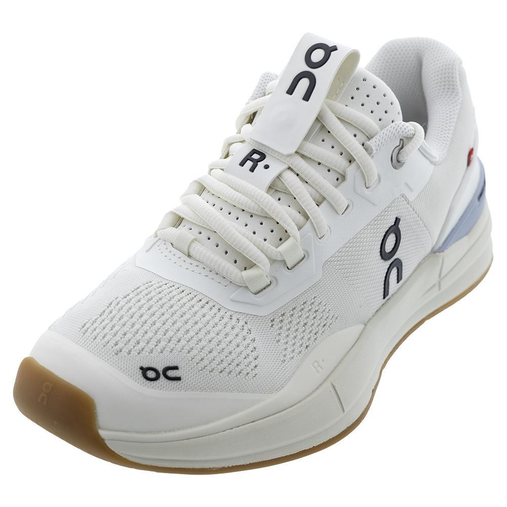 Men`s THE ROGER Pro Tennis Shoes Ivory and Chambray Footwear On