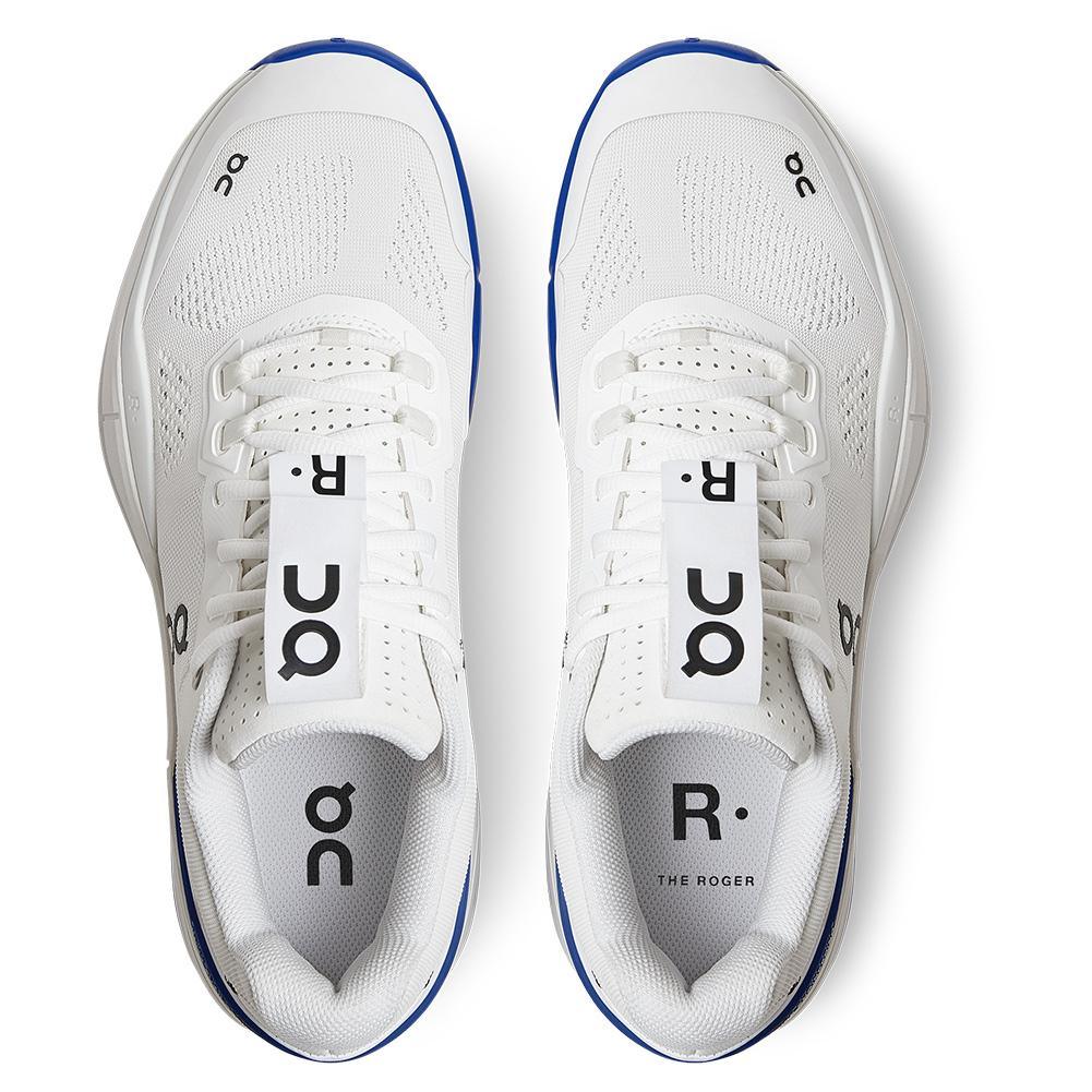 Men's Roger Pro Tennis Shoe White and Indigo Footwear On