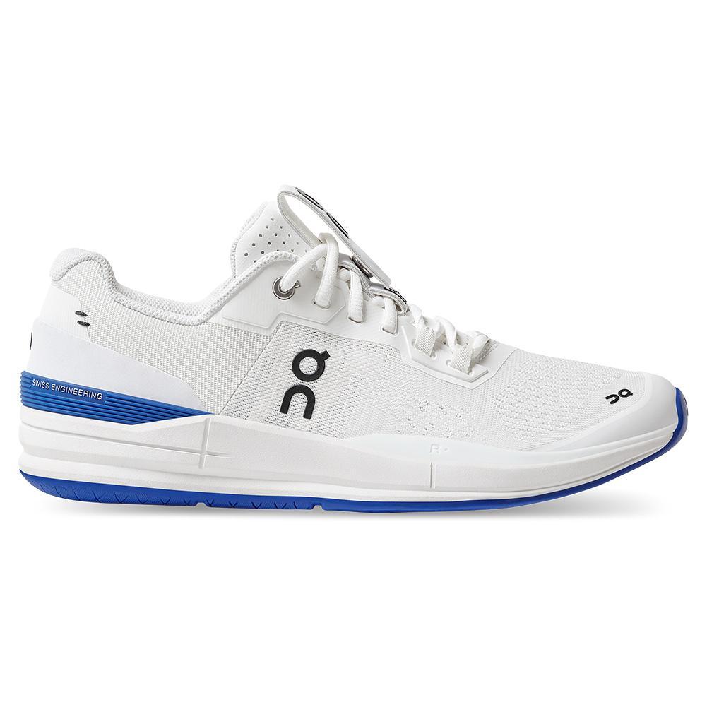 Women's THE ROGER Pro Tennis Shoe White and Indigo Footwear On