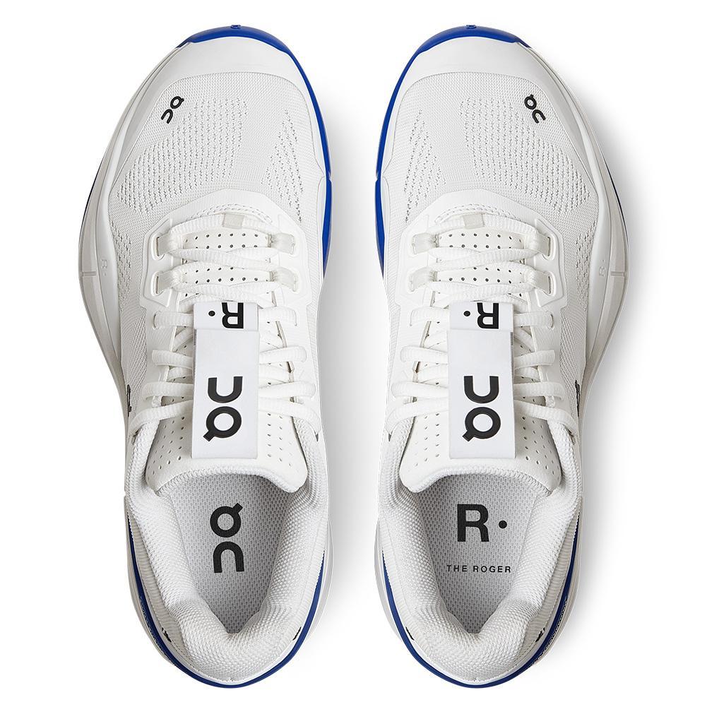 Women's THE ROGER Pro Tennis Shoe White and Indigo Footwear On