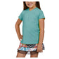 Girls' UV Colors Short Sleeve Tennis Top Babyboy Apparel Sofibella