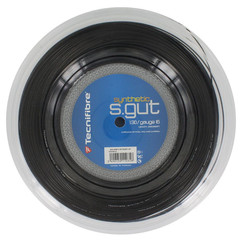 Synthetic 16G Reel Black Strings Tecnifibre