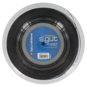 Synthetic 16G Reel Black Strings Tecnifibre