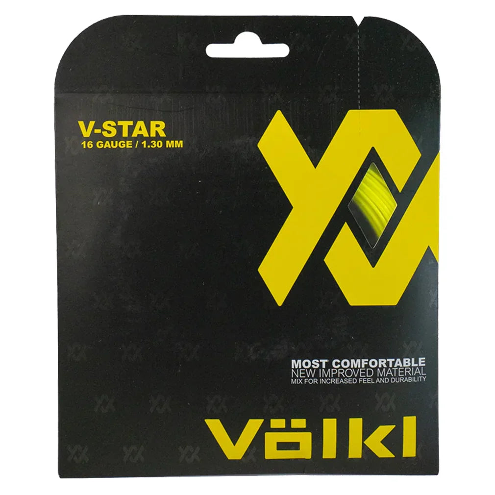V-Star Tennis String Neon Yellow Strings Volkl