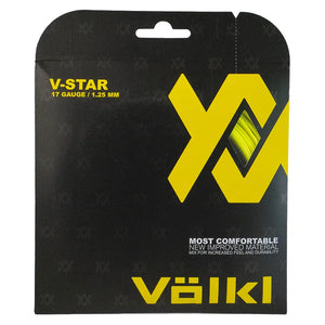 V-Star Tennis String Neon Yellow Strings Volkl