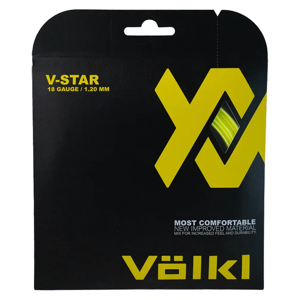 V-Star Tennis String Neon Yellow Strings Volkl