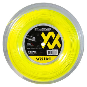 V-Star Tennis String Reel Neon Yellow Strings Volkl