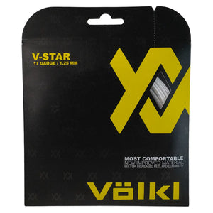 V-Star Tennis String White Strings Volkl